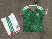 2526 Mexico Home Kids Soccer Jersey